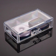 Clear Plastic Makeup Organizer Acrylic Make Up Tools Nail Polish Organizer Holder Escritorio One Single Drawer Jewelry Box Case 2024 - buy cheap