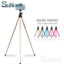 Lightweight Desk Tabletop mini Tripod Selfie Stick + Phone holder for Gopro HERO 7/6/5/4/3+ for iPhone X 6 7 8 Samsung 2024 - buy cheap
