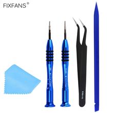 FIXFANS 5Pcs Laptop Repair Tool Kit P5 Pentalobe Screwdriver T5 Screwdriver Set Tweezers Pry Spudger for MacBook Air Pro Retina 2024 - buy cheap