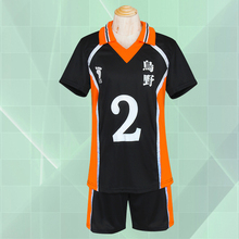 Haikyuu! Karasuno uniforme da escola secundária esportes camisa calças traje voleibol 2024 - compre barato