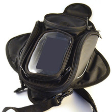 Motorcycle Tank Bag Motorbike Oil Fuel Tank Bag Magnetic Bike Saddle Bag Transparent for Smart Phone 2024 - buy cheap