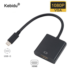 4K Type C 3,1 адаптер для кабеля «Папа-мама» USB C в HDMI-совместимый адаптер конвертер для MacBook Chrome book PC оптовая продажа 2024 - купить недорого