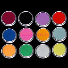 12 Color carving acrylic Powder liquid Glitter Nail Art Tool Kit UV Dust gem Nail Tools UV gel builder nail powder 2024 - buy cheap