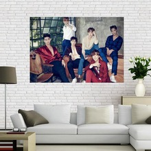 Póster de lienzo personalizado KPOP 2PM, pintura artística de gran tamaño, póster de tela, póster de pared, Impresión de tela de seda 2024 - compra barato