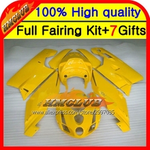 ALL Yellow Body ! For DUCATI 749-999 03-04 749S 999S 749R 749 999 Gloss yellow 6HM21 999R 749 2004 2003-2004 03 04 2003 Fairing 2024 - buy cheap