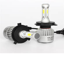 2PCs S2 H7 H4 LED Bulb Car Headlight H11 H1 H13 H3 H27 9005/HB3 9006/HB4 9007 Single Hi-Lo Beam 72W 8000LM Auto Headlamp LEDs 2024 - buy cheap