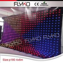 SD controller Led Video Curtain,LED Graphic Curtain With Tricolor 3IN1 Led Light Stage Lighting DJ Backdrops 2024 - buy cheap
