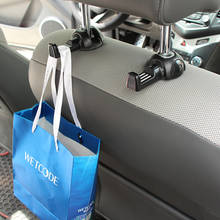 2pcs/lot Universal fashion Car Back Seat Headrest Hanger Holder Hook for Bag Purse Cloth Grocery Storage Auto Fastener Clip 2024 - buy cheap