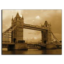 Винтажная картина в стиле лондонского моста, Современная Настенная живопись холст, настенное художественное изображение, декоративное изображение 2024 - купить недорого