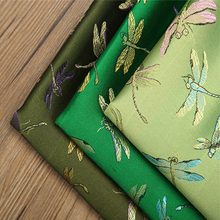 Damask estilo libélula tecido para vestido, bolsa, travesseiro almofada tecido artesanal diy estofamento de retalhos 2024 - compre barato