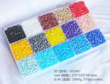 101087 5mm Perler Beads 15 Color 14600pcs Box Set Hama Beads, Fuse Beads + 3 Iron Papers For Free + Free Shipping!! 2024 - buy cheap