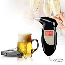 Backlit Display Digital LCD Alert Breath Alcohol Tester Prefessional Police Alcohol The Breathalyzer Parking Breathalyser 2024 - buy cheap