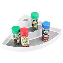 Creative Three-layer Corner Spice Rack PP Seasoning Rack Desktop Storage Shelf Cabinet Organizer 2024 - buy cheap