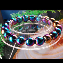 Lindo bracelete de hematita magnética multicolorida g5112-10mm 2024 - compre barato