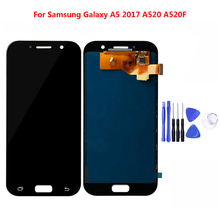 Для Samsung Galaxy A5 2017 LCD A520 SM-A520F ЖК-дисплей дигитайзер сенсорный экран Запасная часть 2024 - купить недорого