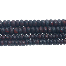 Wholesale 6 8 MM Natural Stone Red Brecciated Jaspers Spacer Rondelle Beads For Jewelry Making DIY Bracelet Necklace Material 2024 - buy cheap