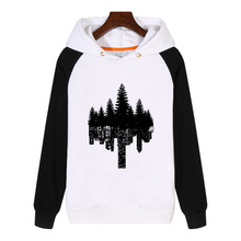 Para a reflexão hoodies moletom inverno streetwear hip hop com capuz grosso hoodie agasalho esportivo ga722 2024 - compre barato