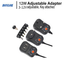 12w ac/dc adaptador de alimentação ajustável adaptador 3v 4.5v 5v 6v 7.5v 9v 12v 2a 2.5a universal carregador fonte para cctv câmera & roteador 2024 - compre barato