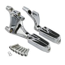 Motorcycle Footpeg W/ Mount Brackets For Harley Forty Eight XL1200X 2014-2017 Iron 883 XL883N 2024 - buy cheap