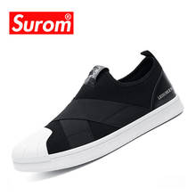 SUROM Casual Shoes For Men Slip On Breathable Shoes adulto sneakers chaussure homme tenis feminino  Men Krasovki Brand Shoes 2024 - buy cheap