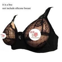 Sexy CD drag bra Crossdresser bra transgender Drag Queen bra suitable bra for man not include silicone Breast 2024 - buy cheap