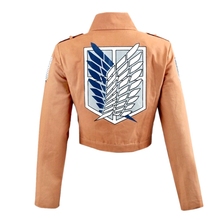 Attack on Titan Jacket Shingeki no Kyojin Legion Coat Cosplay Costume Eren Levi Embroidery Jacket Halloween Carnival Cloak Apron 2024 - buy cheap