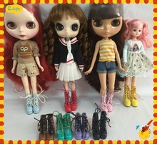 Zapatos de muñeca, botas (aptas para muñeca blyth,pullip 1/6), 8 colores 2024 - compra barato