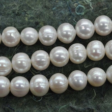 wholesale 3 strands 10mm near round freshwater pearl strings #NO:Q30220 2024 - buy cheap