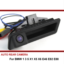 For BMW 1 3 5 X1 X5 X6 E46 E82 E88 Trunk Handle OEM Car Rear View Camera Reverse Camera HD CCD RCA NTST Back up Parking Camera 2024 - buy cheap