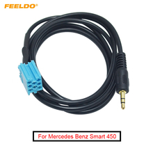 FEELDO-Adaptador de entrada de Cable para coche Mercedes Benz Smart 3,5, Cable auxiliar de 8 pines, Audio, CD, 450mm, 10 unidades, # AM5803 2024 - compra barato