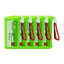 Bateria aaa 5 peças, 2.4 volts ni-mh pacote de bateria aaa 800mah 2.4 v nimh bateria de telefone sem fio recarregável para bt166342/266342 segundo 2024 - compre barato