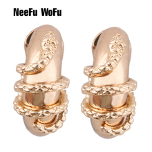 NeeFu WoFu Drop Snake Earring for Woman Copper Ear Ring Large Brinco Accessories Oorbellen Earrings 2024 - buy cheap