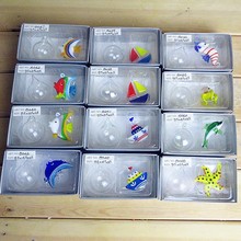 Figuritas de cristal hechas a mano de murano, figuritas de animales marinos en miniatura, accesorios de Adorno 2024 - compra barato