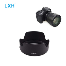Lxh-lente de câmera reversível, sombra, baioneta, flor, para canon convés 18-135mm, f/3.5-5.6, é lente usm 2024 - compre barato