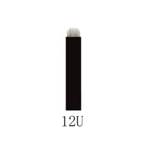 0,15 мм NANO 500 шт 12 14 16 18 контактов U Перманентный макияж ручные иглы для татуажа бровей лезвие для микроблейдинга тату Tebori 2024 - купить недорого