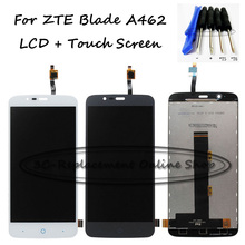Pantalla LCD para ZTE Blade A462, montaje de digitalizador con pantalla táctil, herramientas gratuitas de repuesto, Blanco/negro 2024 - compra barato