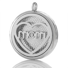 MODKISR New Listing High Quality 35mm Perfume Freshener Diffuser Magnet Stainless There Is A Moon In My Heart Necklace Jewelr 2024 - buy cheap