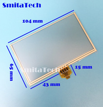 4.3 inch 104*65 mm for TomTom GO 920 920T GPS touch screen digitizer replacement panel repair part 104mm * 65 mm for LMS430HF11 2024 - buy cheap