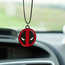 Car Charm Rear View Mirror Hanging Ornament For Deadpool Pendant Automobile Decoration  Interior Accessories Gifts 2024 - buy cheap