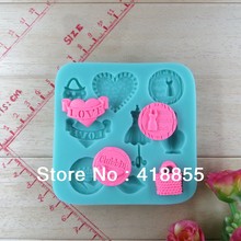 Heart Shaped Silicone Mold Fondant Cake Decoration Mold Chocolate Mold Chocolate Silicon Moulds Silicone Rubber PRZY SI302 2024 - buy cheap