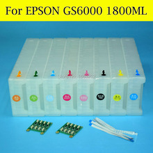 2 PCS GS6000 Chip Decoder With 8 PCS Large Format  Ink Cartridge For Epson GS6000 Printer Plotter 2024 - buy cheap