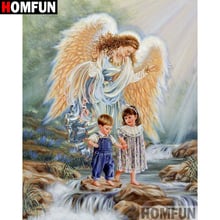 HOMFUN Full Square/Round Drill 5D DIY Diamond Painting "Angel child" Embroidery Cross Stitch 5D Home Decor A01387 2024 - buy cheap