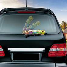 Car Styling Cute Easter Owls Stickers Automobile Rear Glass Wiper Window Wiper Decals Rear Windshield Decor Sticker 2024 - buy cheap