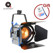 ALUMOTECH Fresnel Tungsten1000W photographic equipment Studio Video Light For Camera Compatible+Bulb+Barndoor Free Shipping 2024 - buy cheap