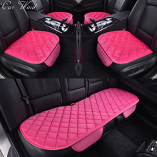 car wind Universal Car Supplies Square Style Luxurious Warm Car Seat Cover Cushion Winter Universal Front Rear Back Seat Covers 2024 - buy cheap
