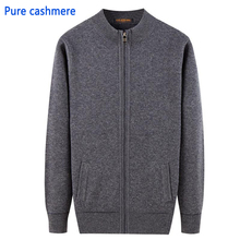Lançamento moda 100% puro suéter masculino de caxemira grosso casaco de inverno casual de alta qualidade tamanhos grandes 5xl 2024 - compre barato