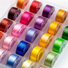 25 PREWOUND BOBBINS Size A Class 15 MACHINE EMBROIDERY THREAD BOBBINS FOR for Brother/ Babylock/ Janome/ Elna etc MACHINES 2024 - buy cheap