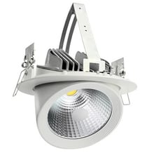 Free Shipping 30W Round COB Led Down light With Driver Passed CE ROHS LED Gimbal Embedded LED Trunk Lamps Lighting AC85-265V 2024 - buy cheap