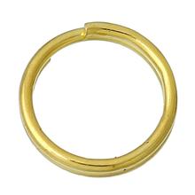 Anéis abertos divididos, aro duplo, descobertas, cor dourada redonda 7mm(2/8 "), dia, 1000 peças novo 2024 - compre barato