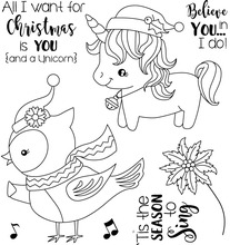 Christmas Transparent Clear Silicone Stamp/Seal for DIY scrapbooking/photo album Decorative clear stamp  A1296 2024 - buy cheap
